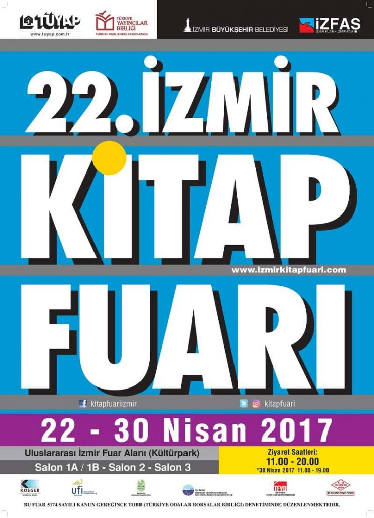 22.İzmir Kitap Fuarı Etkinlik Programı Açıklandı