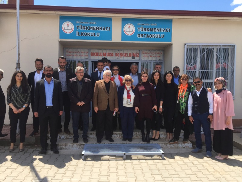 Türkmenhacı İlkokulu Kütüphanesi Açılışı
