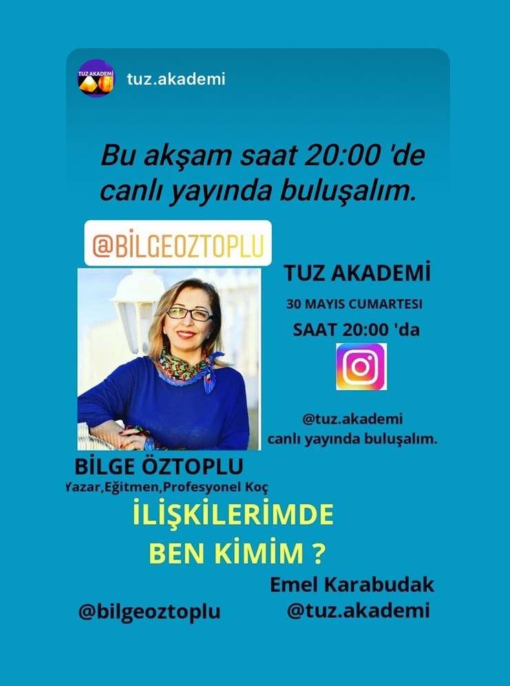 Tuz Akademi-İlişkilerimde Ben Kimim?